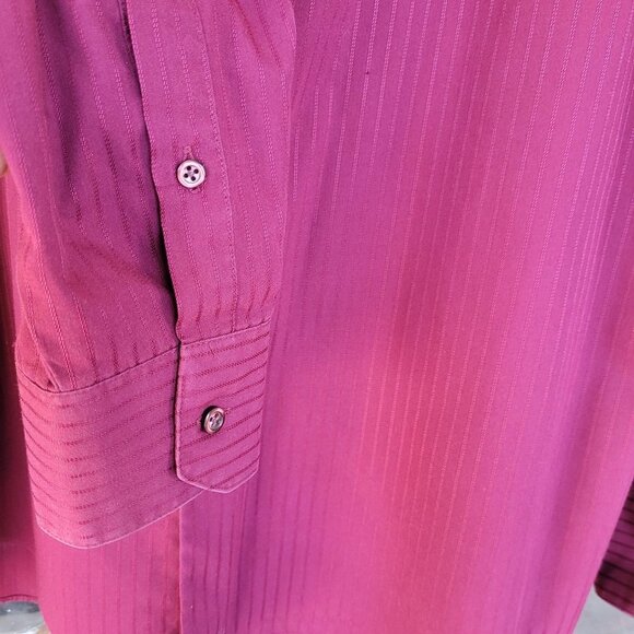 Men's Van Heusen Ultra Wrinkle Free Regular Fit Dress Shirt Sz XL - Picture 5 of 9